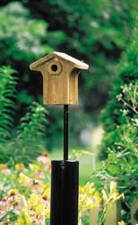 WBU Bluebird House w/Baffle